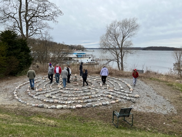 Labyrinth at Victoria Wellness InPatient Mental Health Centre near Port Hope, Ontario