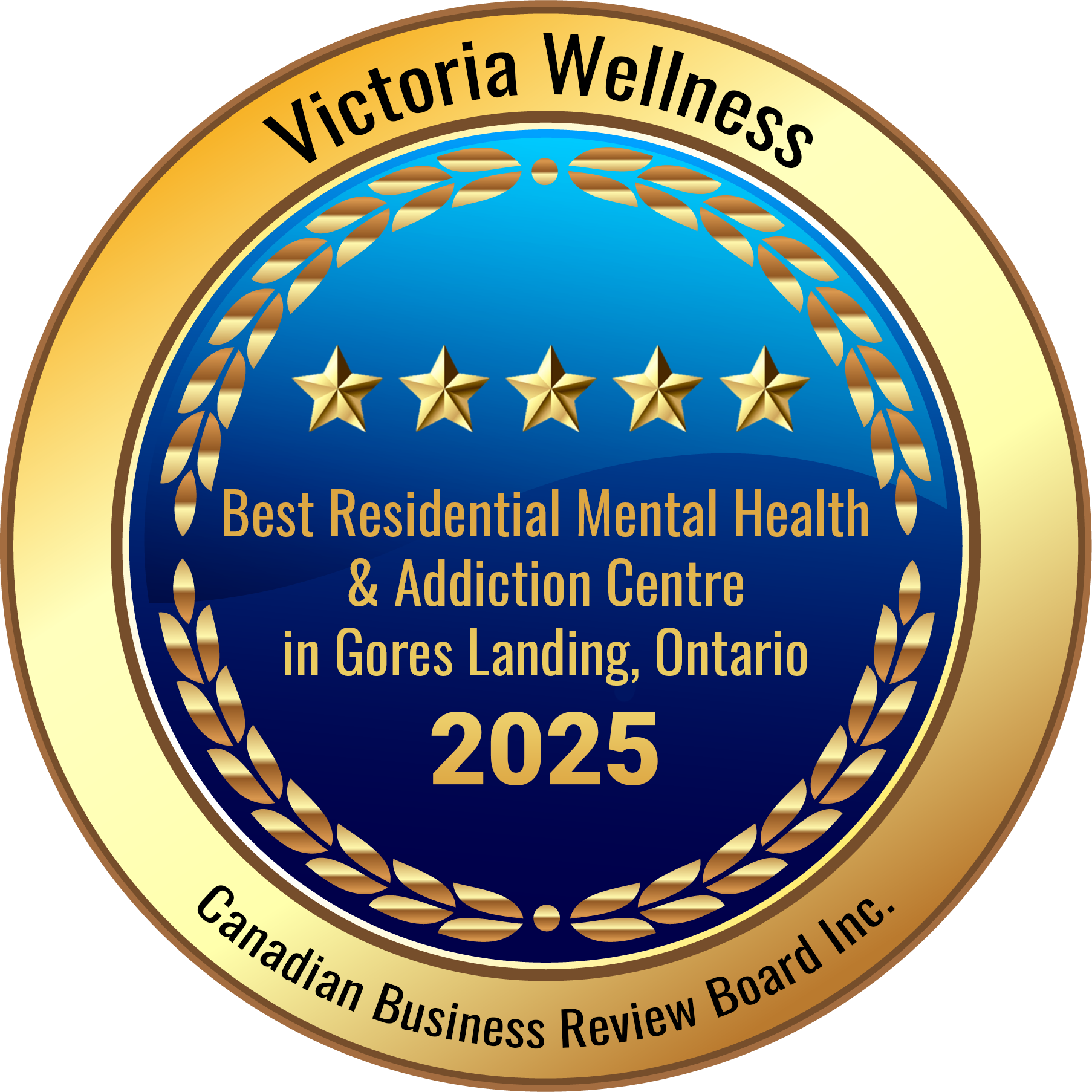 2025 CBRB Victoria Wellness Award Badge